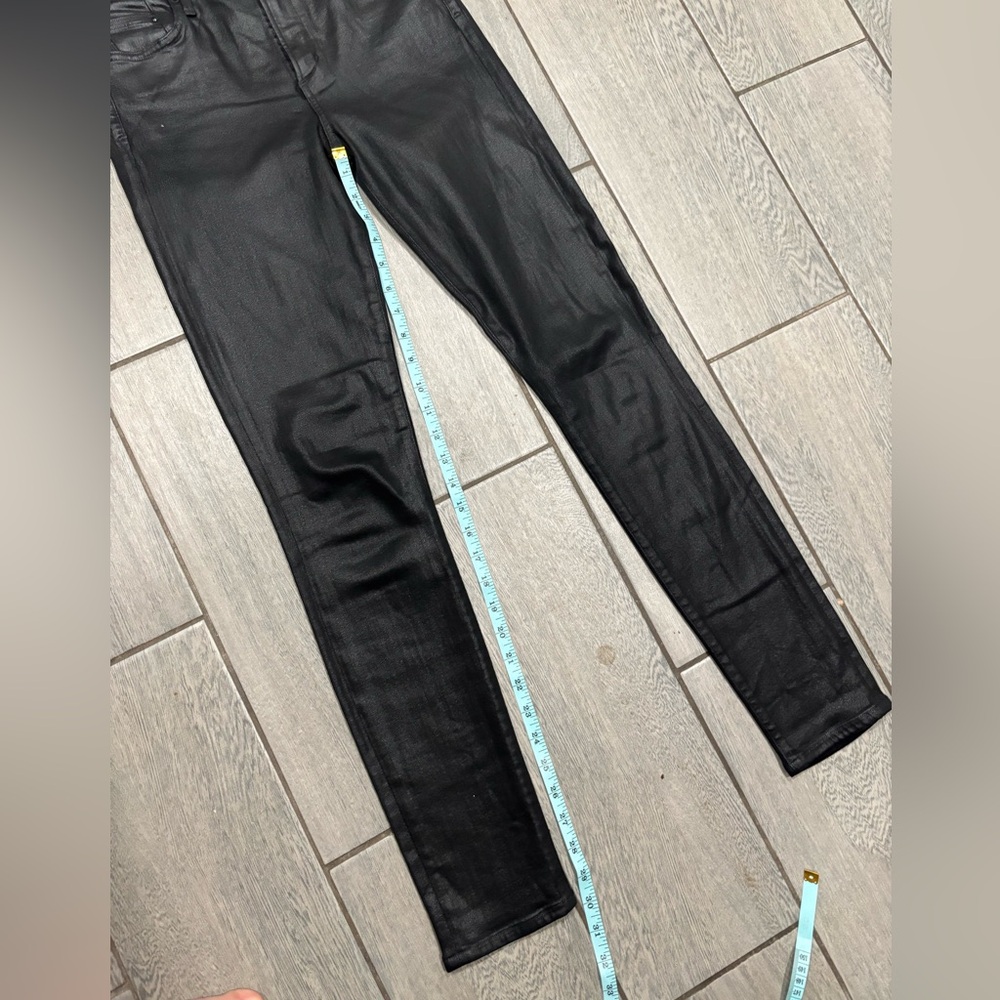 Citizens of Humanity Rocket High Rise Coated Skinny in Black Size 29 - Picture 6 of 10